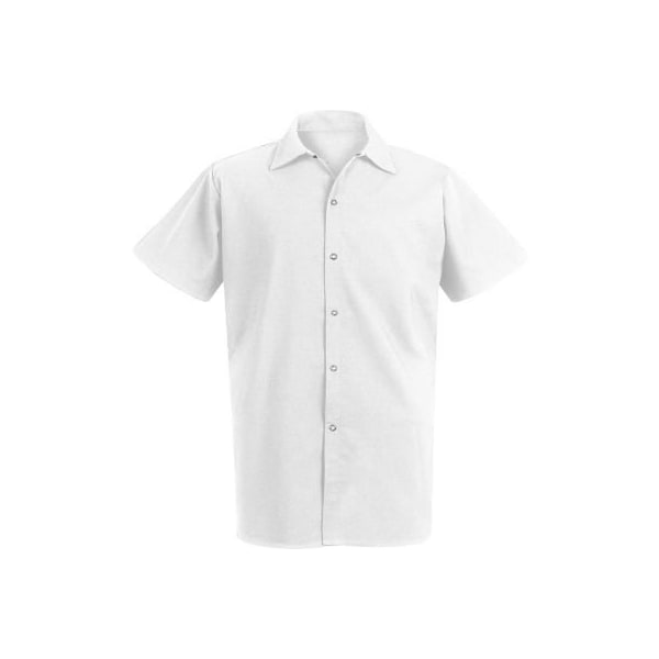 Chef Designs Long Cook Shirt, White, Plain Weave, Spun Polyester, S